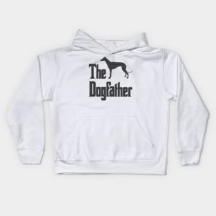 The Dogfather - Greyhound Dog, funny gift idea Kids Hoodie